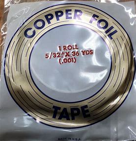 FOIL COPPER B 5/32 1.25 MILltd - Stained Glass Express 