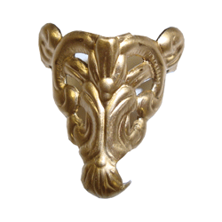 Fancy Box Feet Filigree Brass - Stained Glass Express 