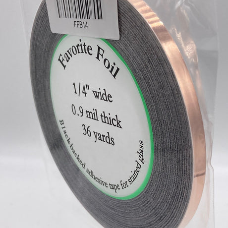 Favorite Foil Black Back 1/4"