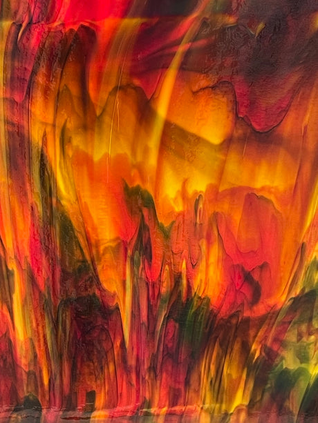 Fire on the Mountain Red, Yellow and Black