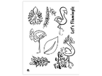 Flamingo Silk Screen - Stained Glass Express 