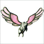 Flying Pig Body Lead Free Casting - Stained Glass Express 