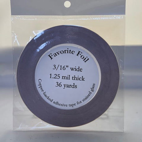 Foil Copper 3/16" Favorite - Stained Glass Express 