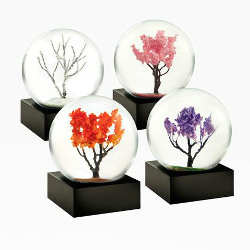 Four Seasons Mini Snow Globe Set - Stained Glass Express 