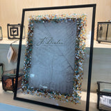 Frame 5x7 Fused Glass Chips on Clear