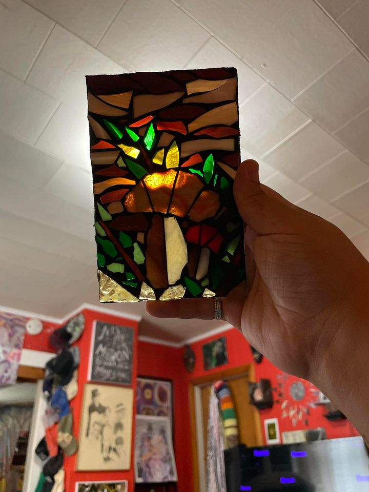 Fun Day Out Small Mosaic on Glass - Stained Glass Express 