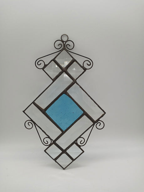 Fun Day Out Stained Glass Bevel Suncatcher - Stained Glass Express 