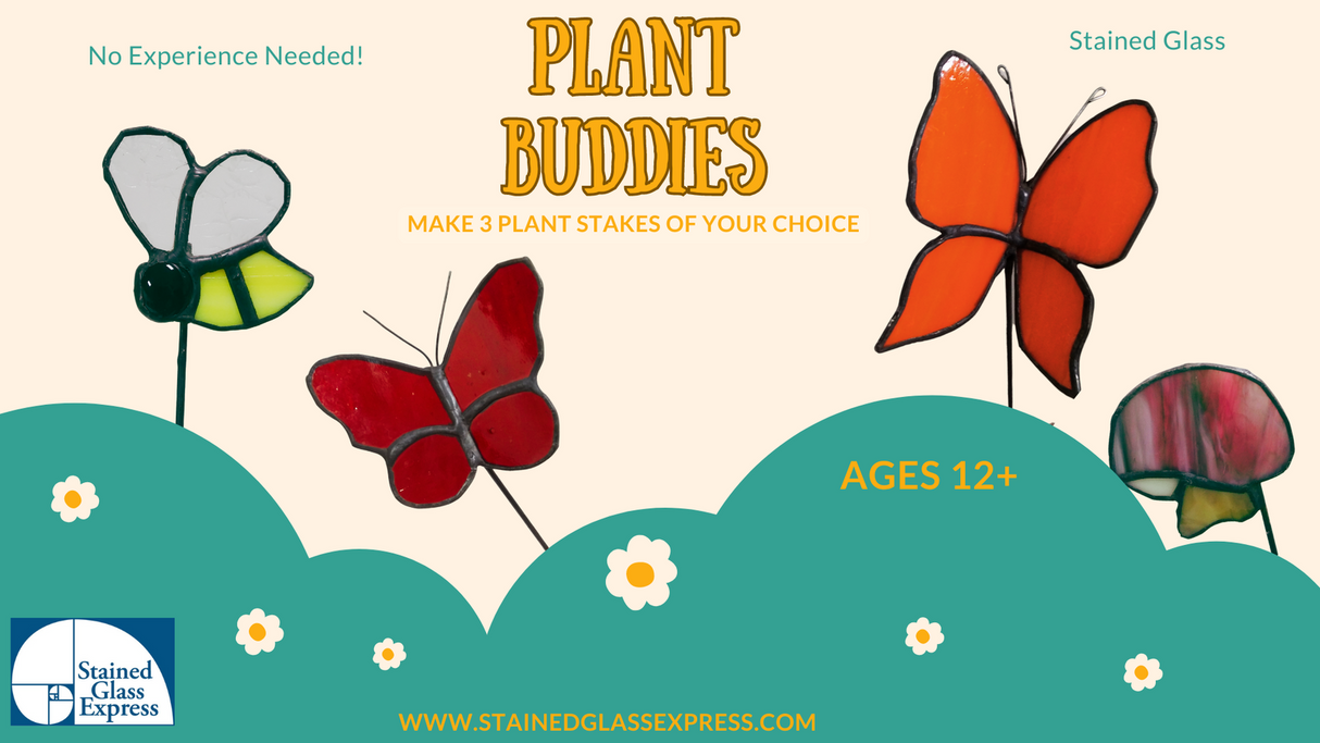 Fun Day Out Stained Glass Plant Buddies - Stained Glass Express 
