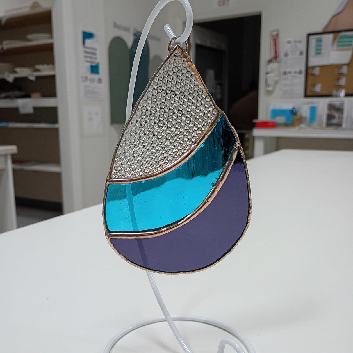 Fun Day Out Stained Glass Teardrop - June 6