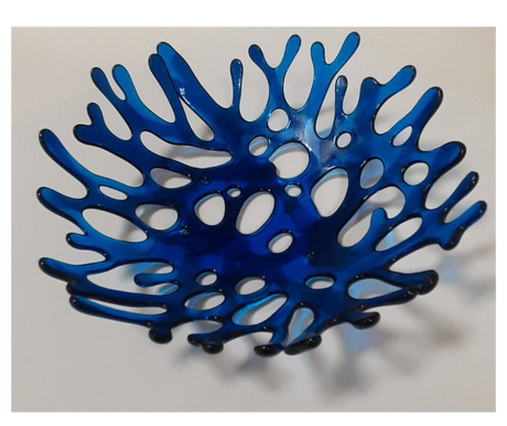 Fun Night Out Coral Bowl - Stained Glass Express 