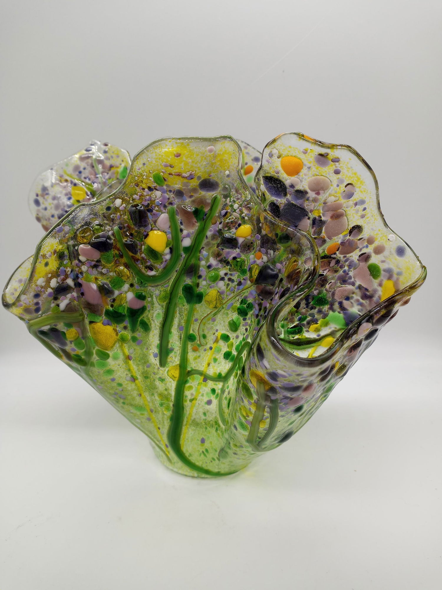 Fun Night Out Freeform Vase - Stained Glass Express 