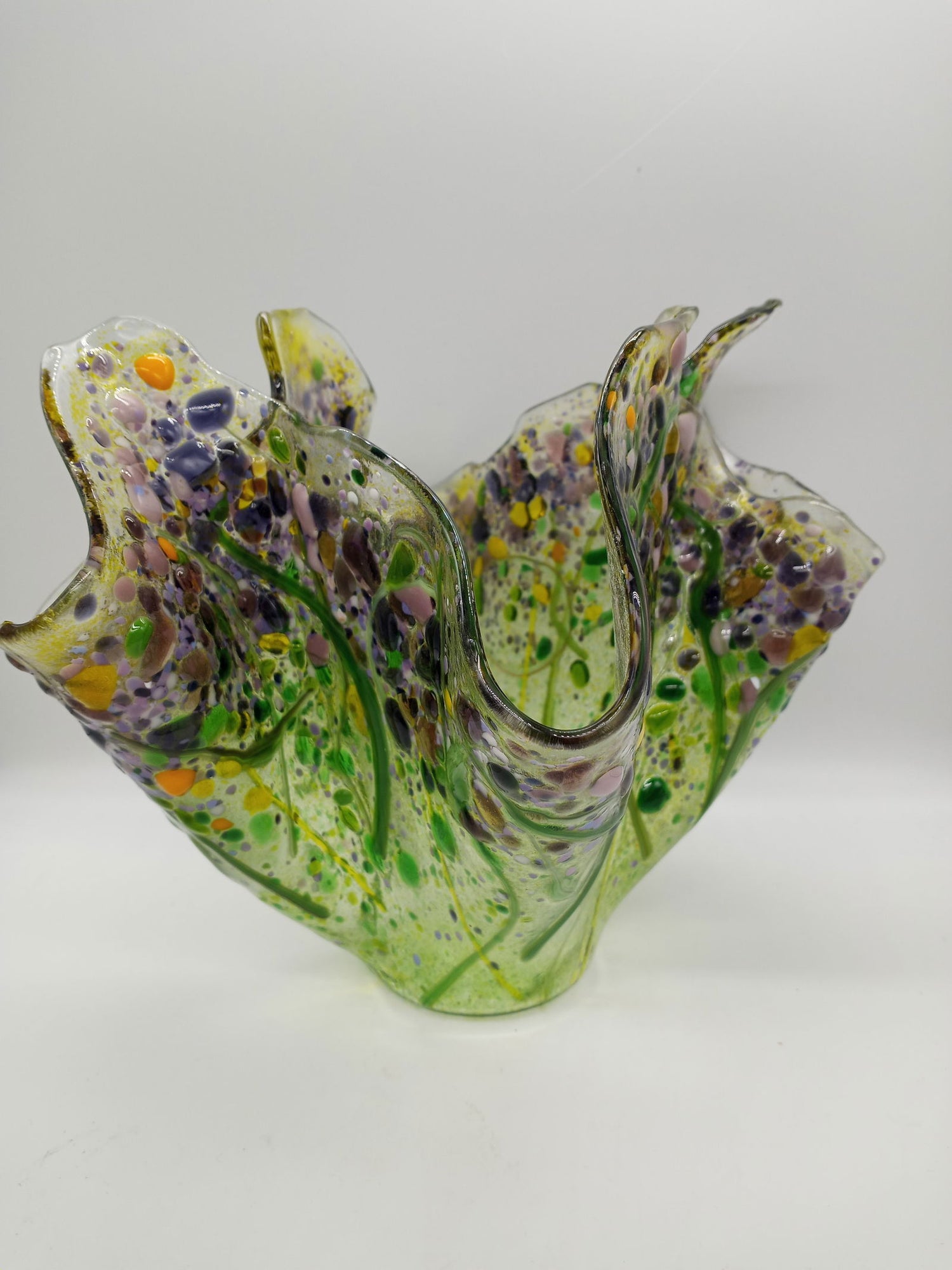 Fun Night Out Freeform Vase - Stained Glass Express 