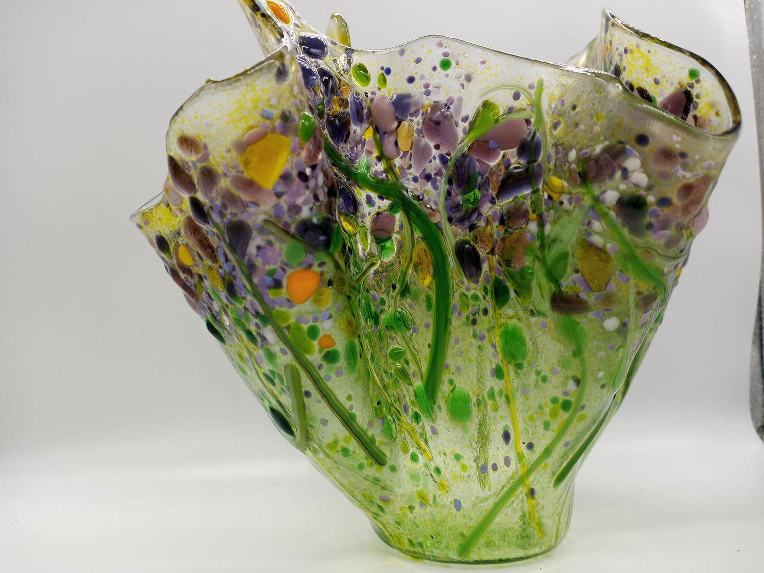 Fun Night Out Freeform Vase - Stained Glass Express 