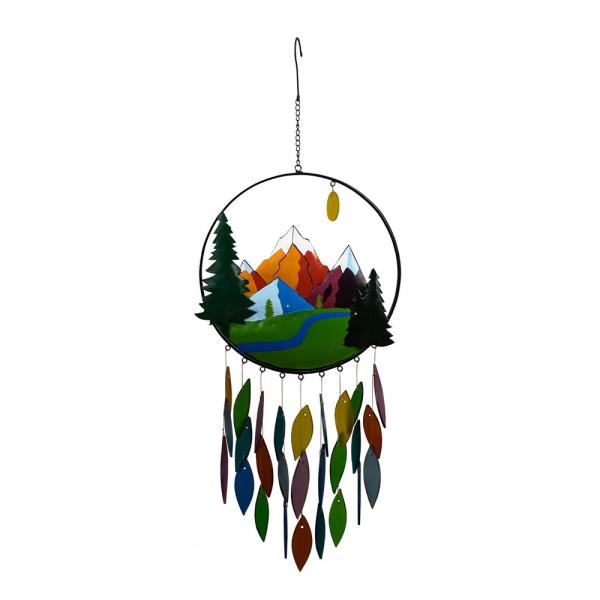 Mountain Range Glass Chime