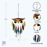 Spiky Owl Wind Chime