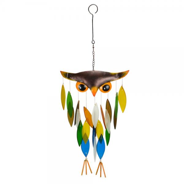 Spiky Owl Wind Chime