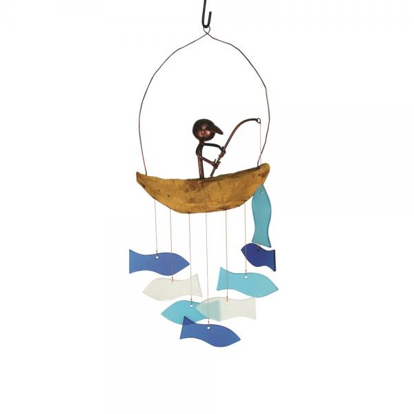 Wind Chime Fisherman
