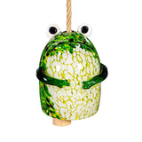 Garden Bell Art Glass Frog