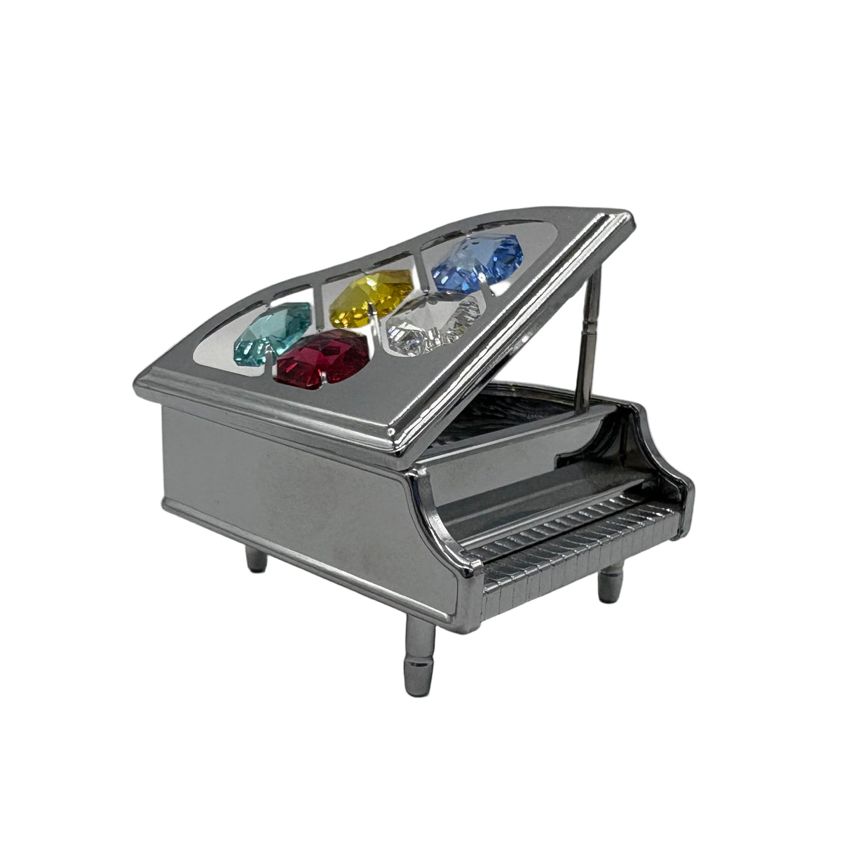 Crystal Swarovski in Chrome Plated Piano