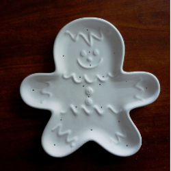 Gingerbread Man Dish Mold - Stained Glass Express 