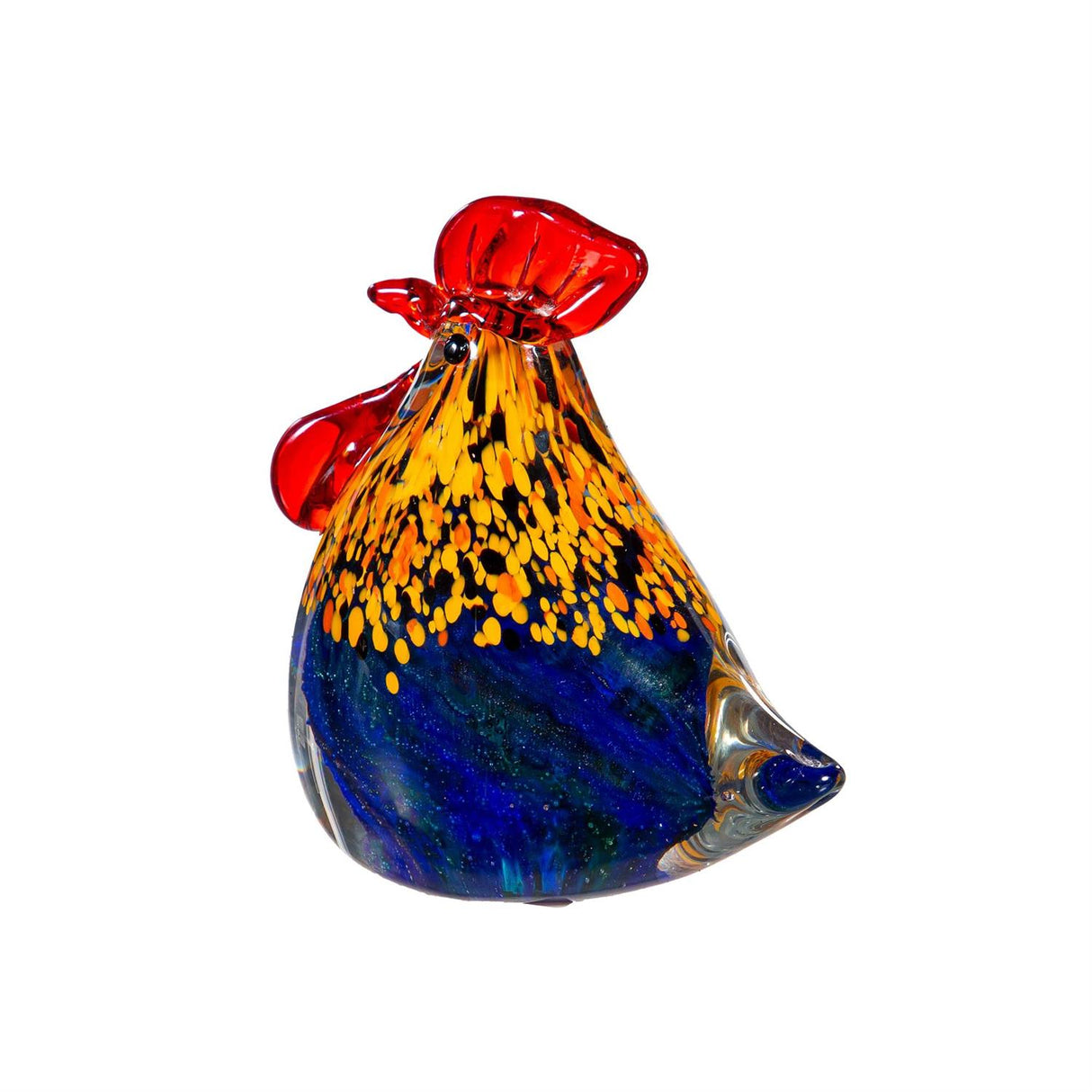 Glass Rooster 4"