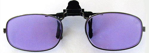 Glasses Safety Didymium Clip on Lenses - Stained Glass Express 