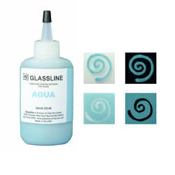 Glassline Fusing Paint Pen Aqua - Stained Glass Express 