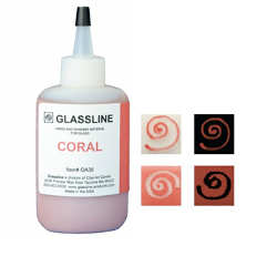 Glassline Fusing Paint Pen Coral - Stained Glass Express 