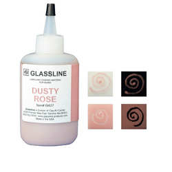 Glassline Fusing Paint Pen Dusty Rose - Stained Glass Express 
