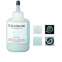 Glassline Fusing Paint Pen Ice Blue - Stained Glass Express 