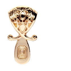 Gold Plated Filigree Pendant Bail - Stained Glass Express 