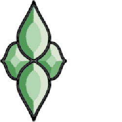 Green Itty Bitty Bevel Cluster - Stained Glass Express 