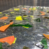 Green, Yellow, Orange Fractures on Clear