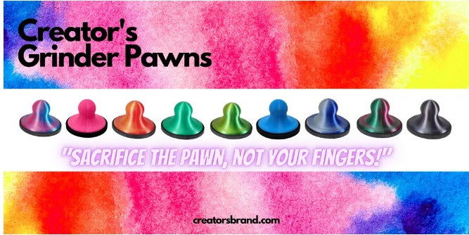 Grinder Pawn Golden Delicious (Small) - Stained Glass Express 
