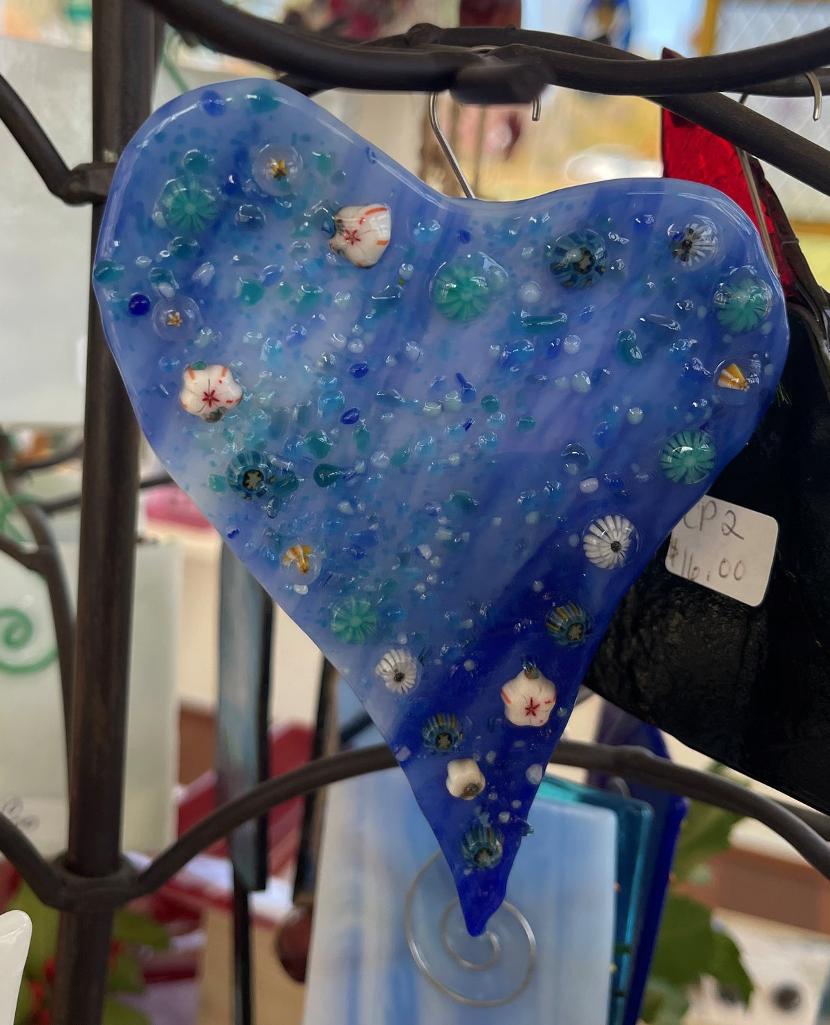 Ornament Heart Blue