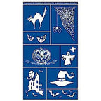 Halloween 2 Stencil Rub N Etch - Stained Glass Express 