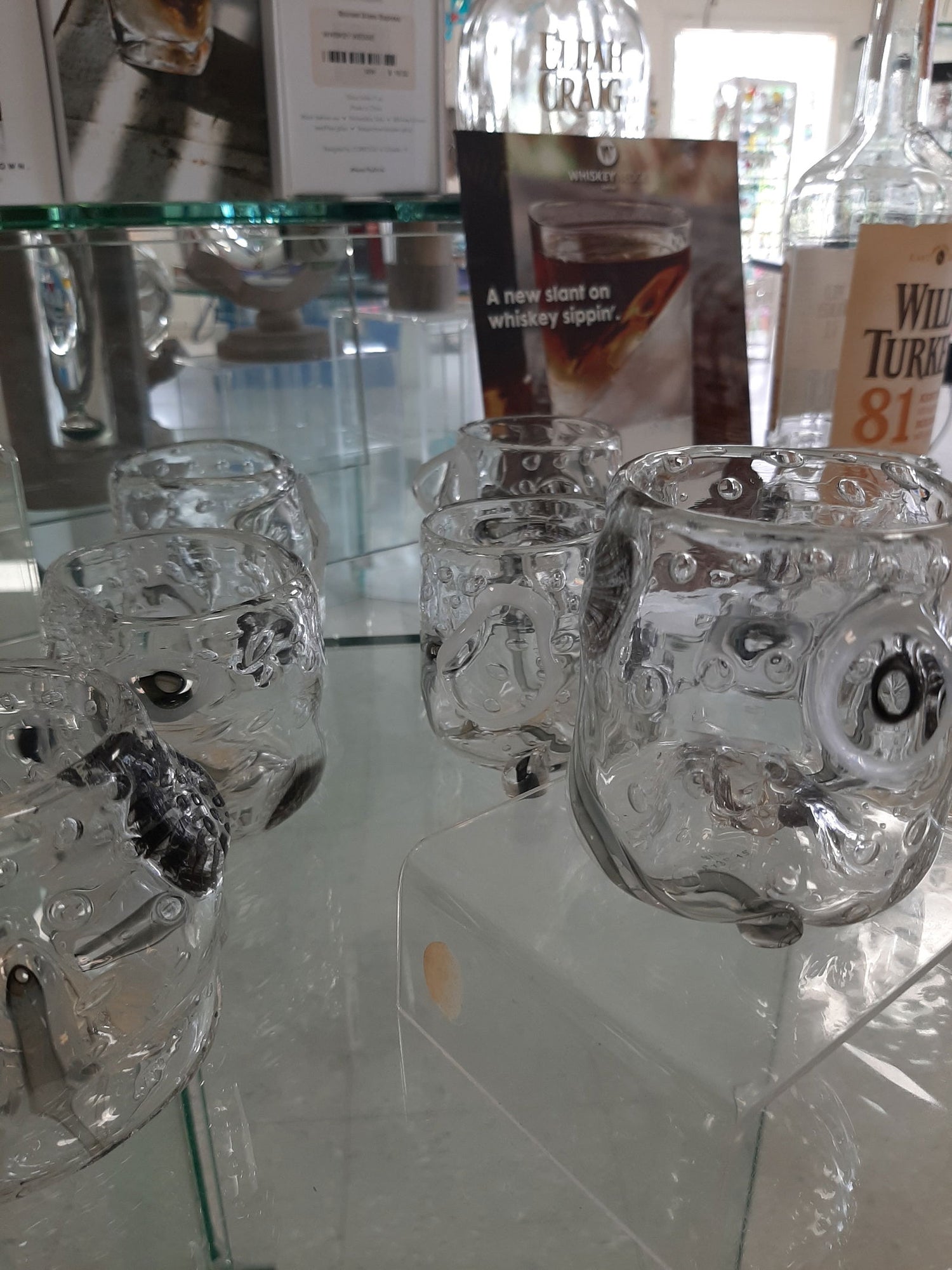 Hand Blown Smokey Scotch Glass - Stained Glass Express 