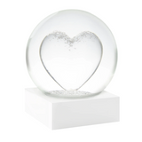 Snow Globe Crystal Heart
