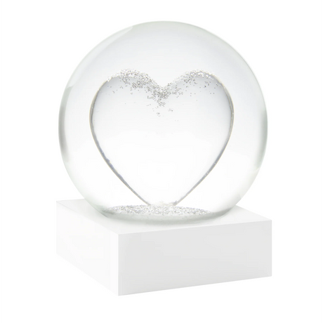 Snow Globe Crystal Heart