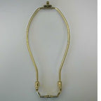 Heavy Duty Brass Lamp Harp 9 inch - Stained Glass Express 