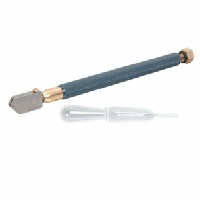 Heavy Duty Wide Head Brass Glass Cutter - Stained Glass Express 