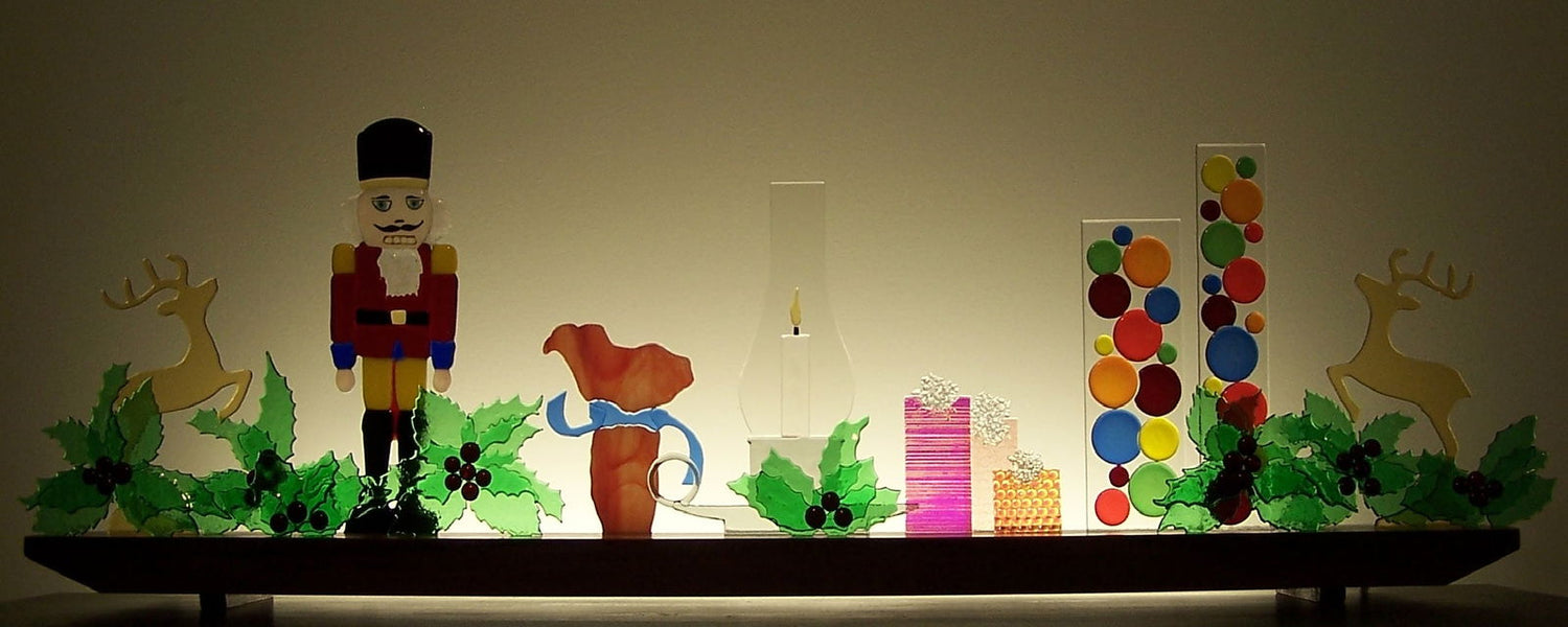 Holiday Mantle Piece Panorama