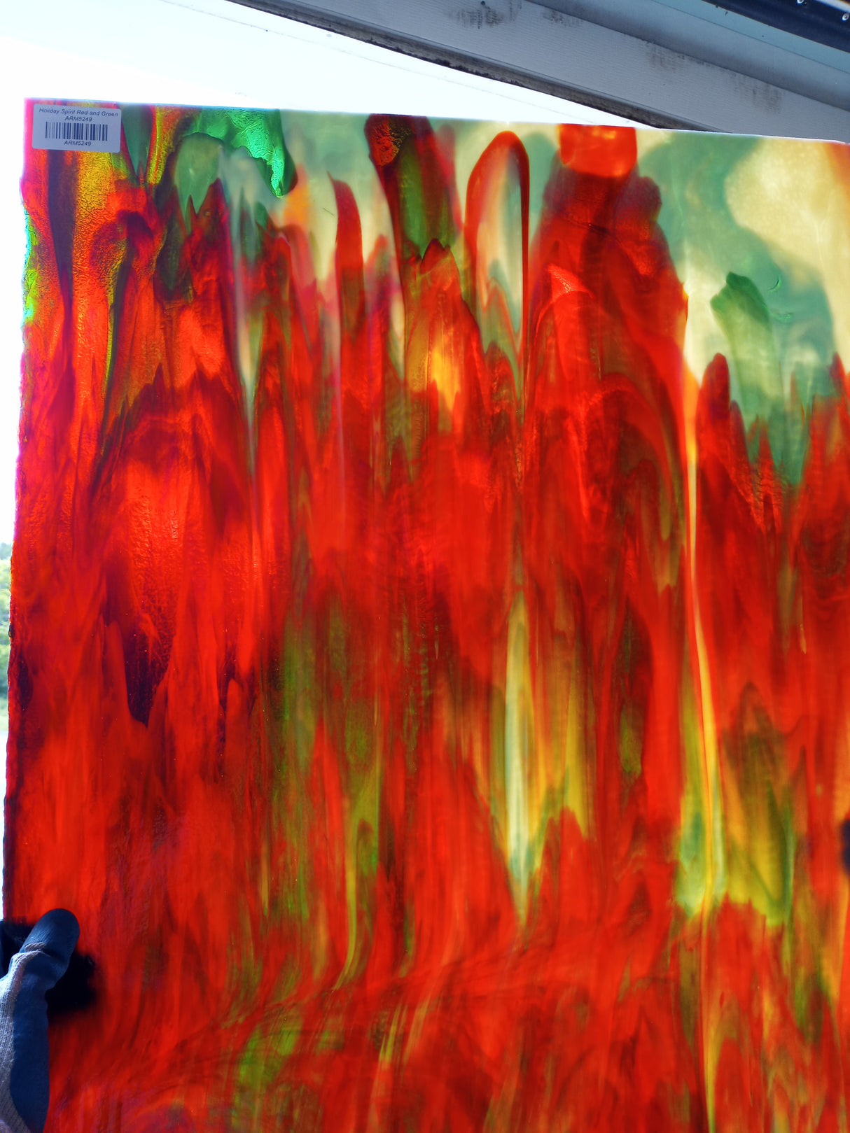 Holiday Spirit Red and Green backlit