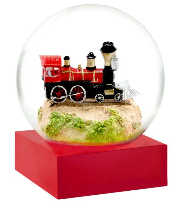 Holiday Train Snow Globe - Stained Glass Express 