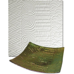 Hot Pattern Square Textured Mold - Stained Glass Express 