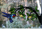 Hummingbird on Branches Kit - Stained Glass Express 