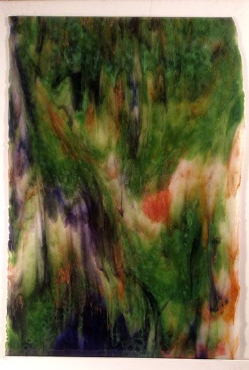 ICE WHITE , GR, PURPLE PEACH - Stained Glass Express 