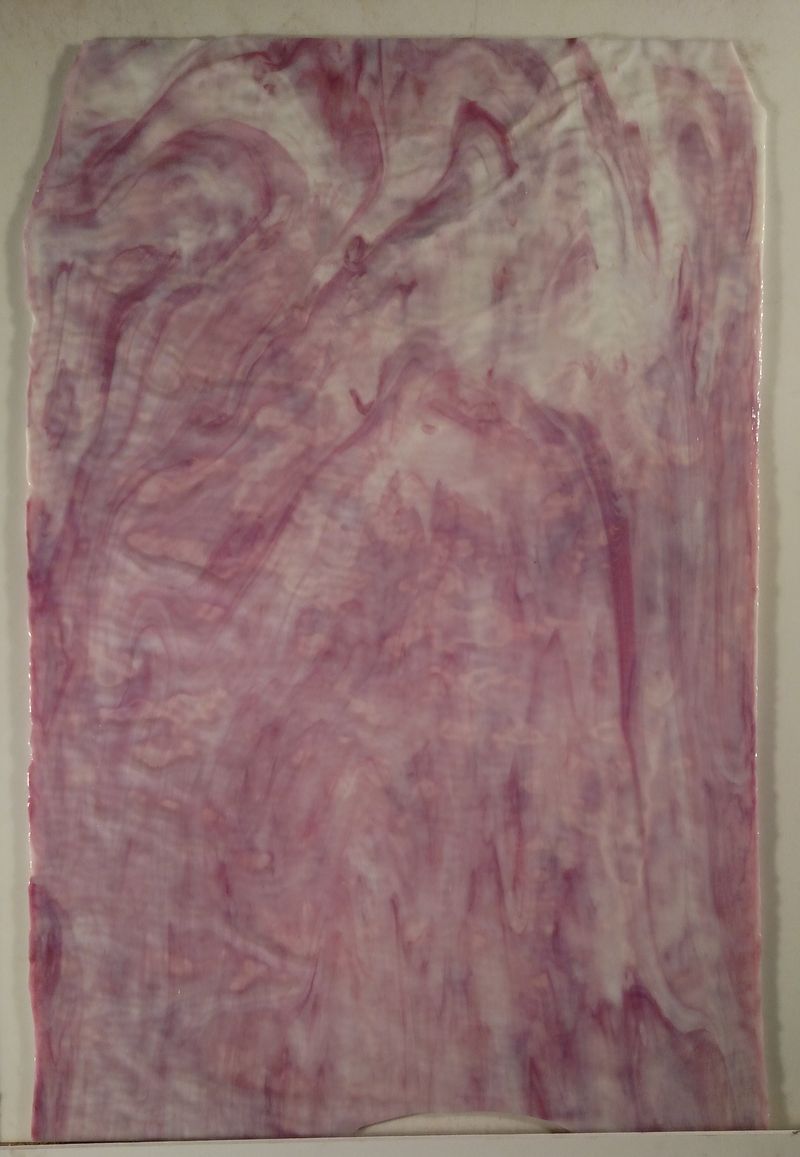 ICE WT/ PK RIPPLE - Stained Glass Express 