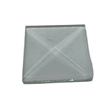 Bevel Clear Square 1"