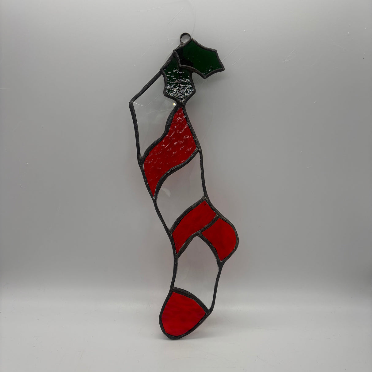 Long Stocking Christmas Bevel Cluster